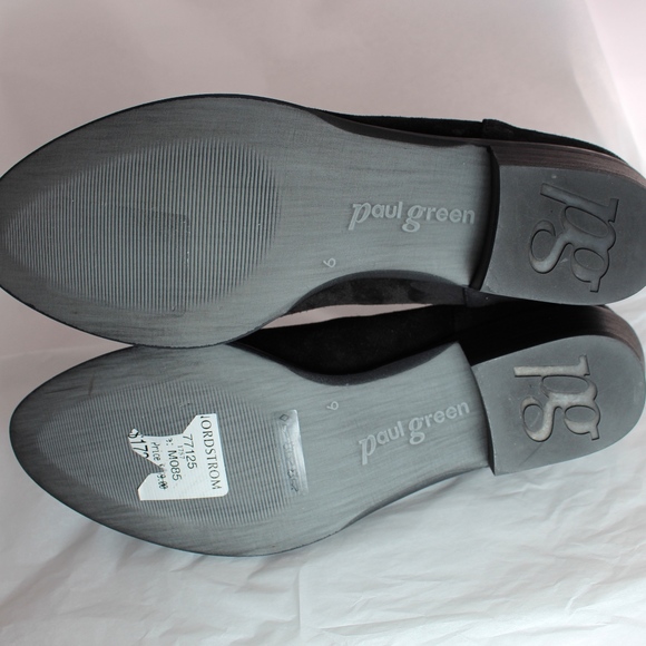 *SOLD* Paul Green Faith Black Suede Ankle Bootie 9 - Picture 8 of 8